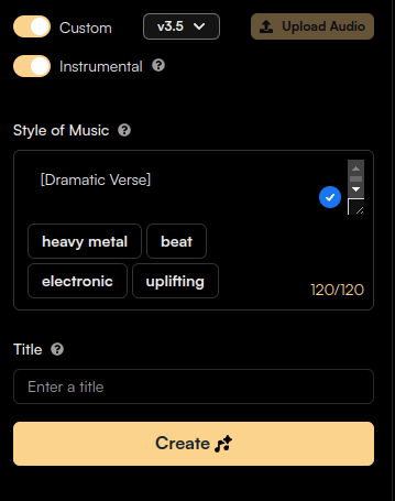 Jak stworzyć instrumentalny utwór za pomocą generatora muzyki Suno AI?