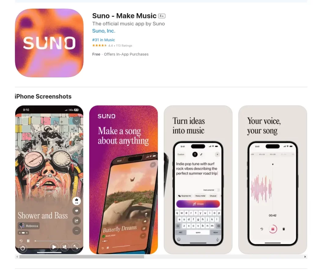 Suno na iOS: aplikacja już dostępna!
