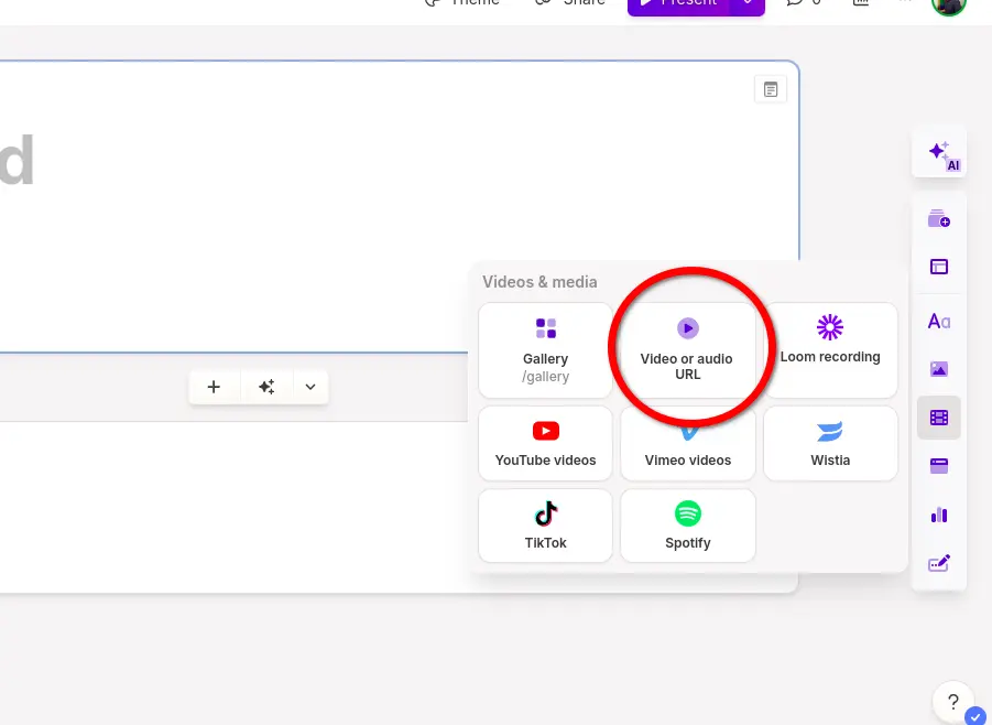 Jak dodać piosenkę z Suno AI do prezentacji w Gamma App