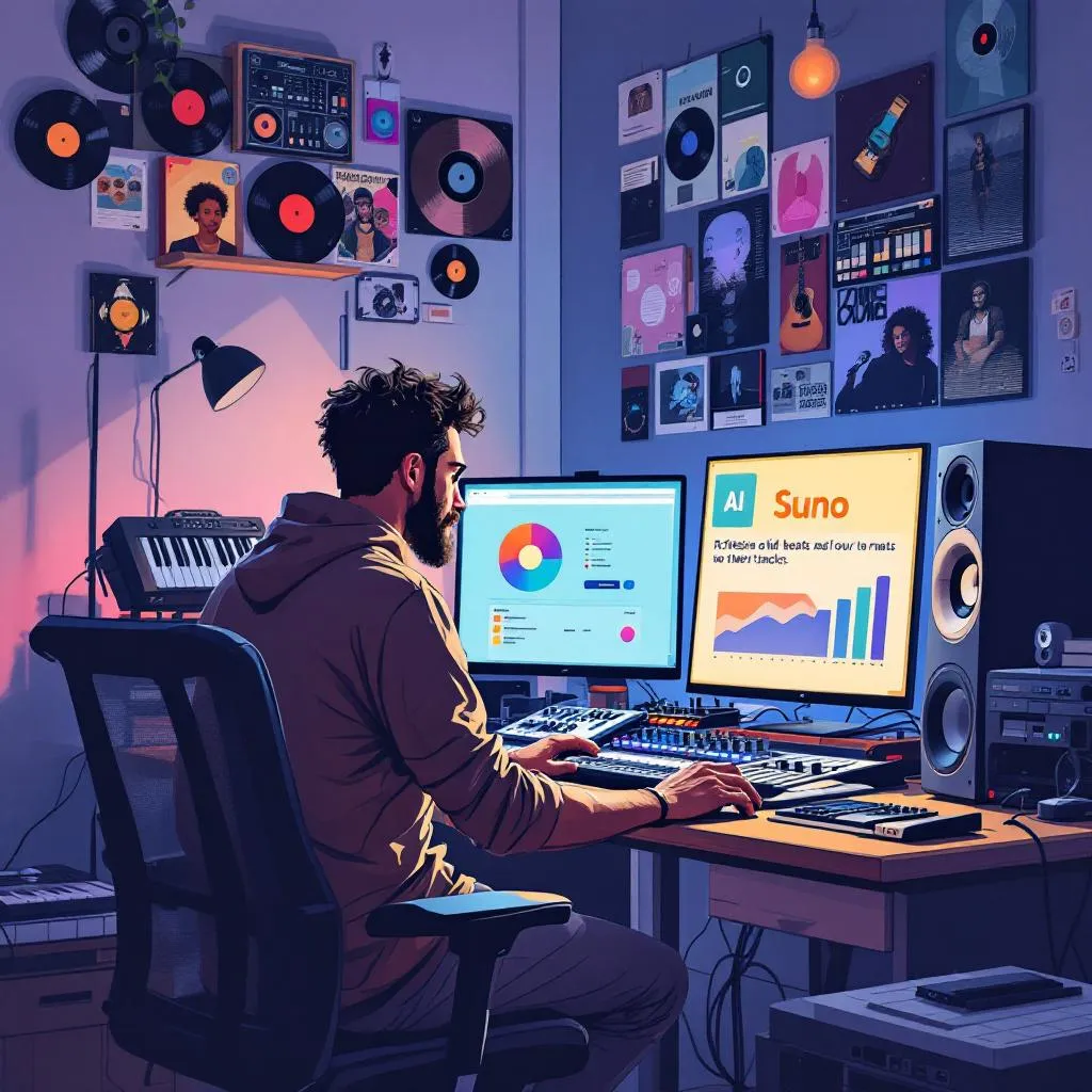 Odświeżanie starych utworów z Suno AI w produkcji muzycznej